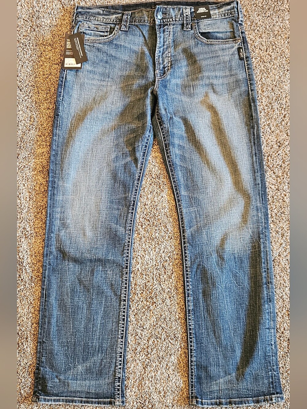 Men's Silver Jeans Co. Gordie Loose Fit Straight Leg Jeans